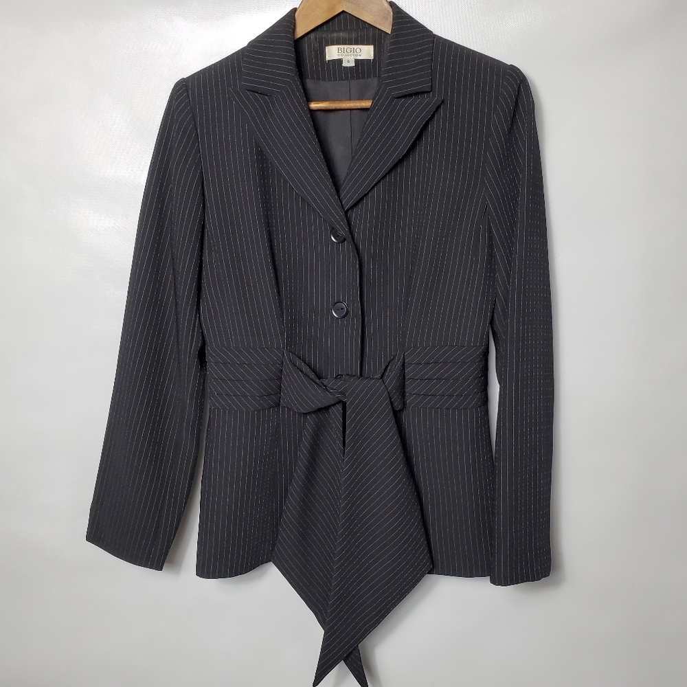 BIGIO Collection Pin Stripe Blazer Vintage